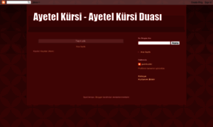 Ayetelkursi-duasi.blogspot.com thumbnail