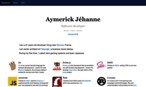 Aymerick.com thumbnail