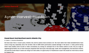 Aynorharvesthoedown.org thumbnail