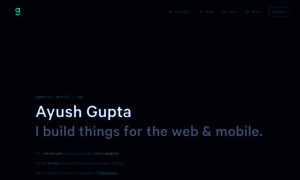 Ayushgupta.tech thumbnail