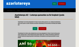 Azerlotereya.org thumbnail