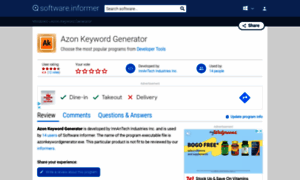 Azon-keyword-generator.software.informer.com thumbnail