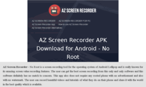 Azscreenrecorder.com thumbnail