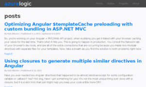 Azurelogic.com thumbnail