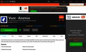 Azureus.sourceforge.net thumbnail