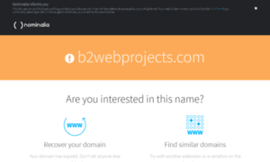 B2webprojects.com thumbnail