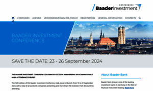 Baaderinvestmentconference.com thumbnail