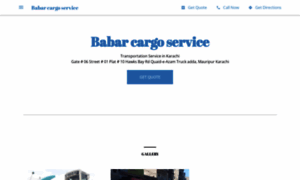 Babar-cargo-service-transportation-service.business.site thumbnail