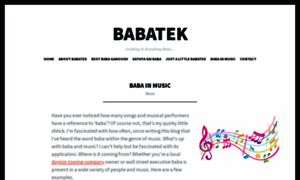 Babatek.com thumbnail