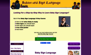 Babies-and-sign-language.com thumbnail