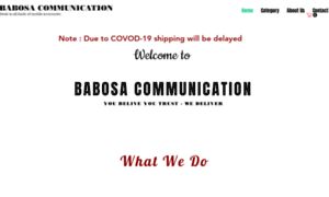 Babosacommunication.com thumbnail