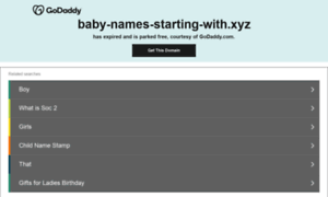 Baby-names-starting-with.xyz thumbnail