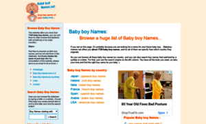 Babyboy-names.net thumbnail