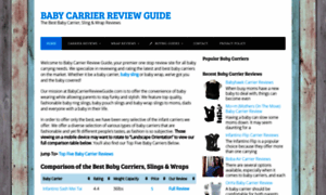 Babycarrierreviewguide.com thumbnail