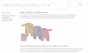 Babyclothingandclothes.co.uk thumbnail