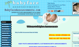 Babyfaceannouncements.com thumbnail