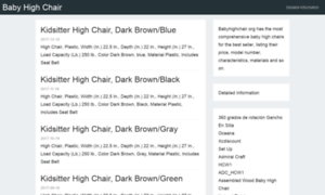 Babyhighchair.org thumbnail