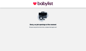 Babylist.workable.com thumbnail