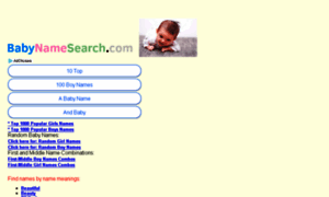 Babynamesearch.com thumbnail