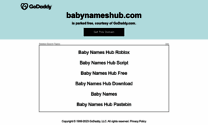 Babynameshub.com thumbnail