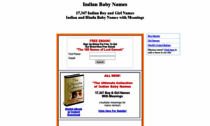 Babynamesindia.com thumbnail