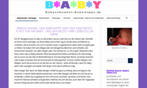 Babyschaukel-babywippe.de thumbnail