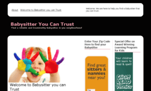 Babysitteryoucantrust.com thumbnail