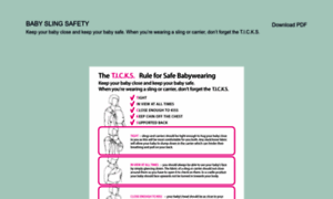 Babyslingsafety.co.uk thumbnail