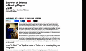 Bachelor-of-science-in-nursing.com thumbnail