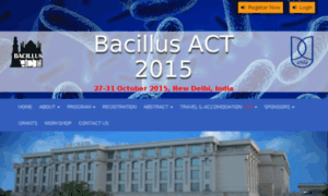 Bacillusact2015.org thumbnail