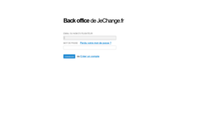 Back-office.jechange.fr thumbnail