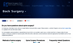 Back-surgery.com thumbnail