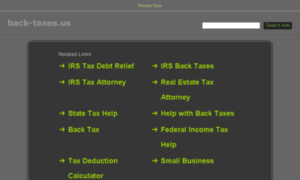 Back-taxes.us thumbnail