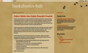 Back2basics-b2b.blogspot.com thumbnail
