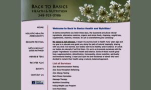 Back2basicshealth.com thumbnail