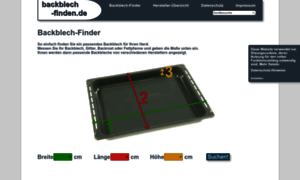 Backblech-finden.de thumbnail