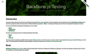 Backbone-testing.com thumbnail