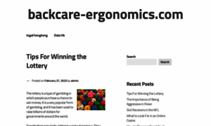 Backcare-ergonomics.com thumbnail