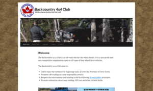 Backcountry4x4club.ca thumbnail