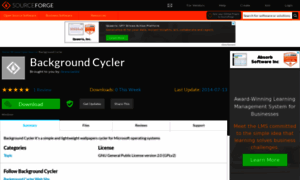 Backgroundcycle.sourceforge.net thumbnail