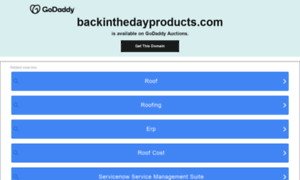 Backinthedayproducts.com thumbnail