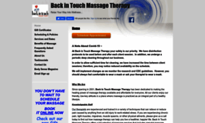 Backintouchnj.massagetherapy.com thumbnail