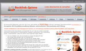Backlink-spinne.de thumbnail