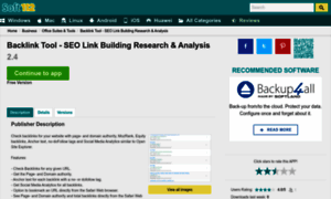 Backlink-tool-seo-link-building-research-analysis-ios.soft112.com thumbnail