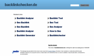 Backlinkchecker.de thumbnail