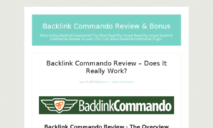Backlinkcommandoreview.org thumbnail