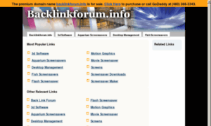 Backlinkforum.info thumbnail