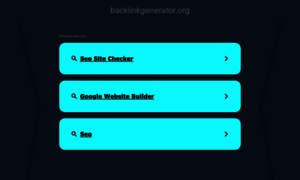 Backlinkgenerator.org thumbnail