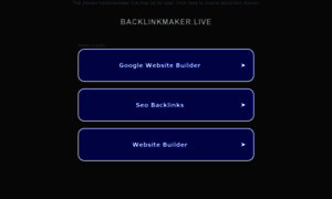 Backlinkmaker.live thumbnail