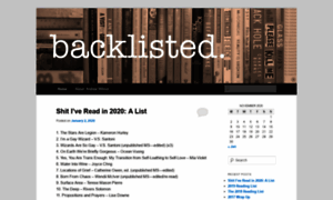 Backlisted.wordpress.com thumbnail